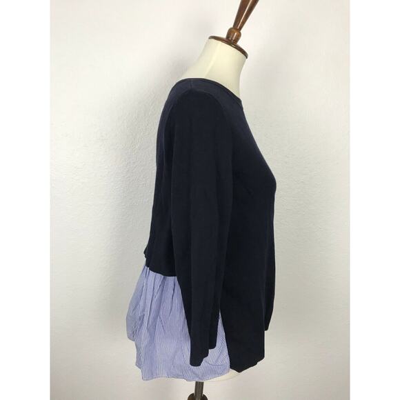 COS Striped Stretch Knit Pullover Top - Picture 3 of 9